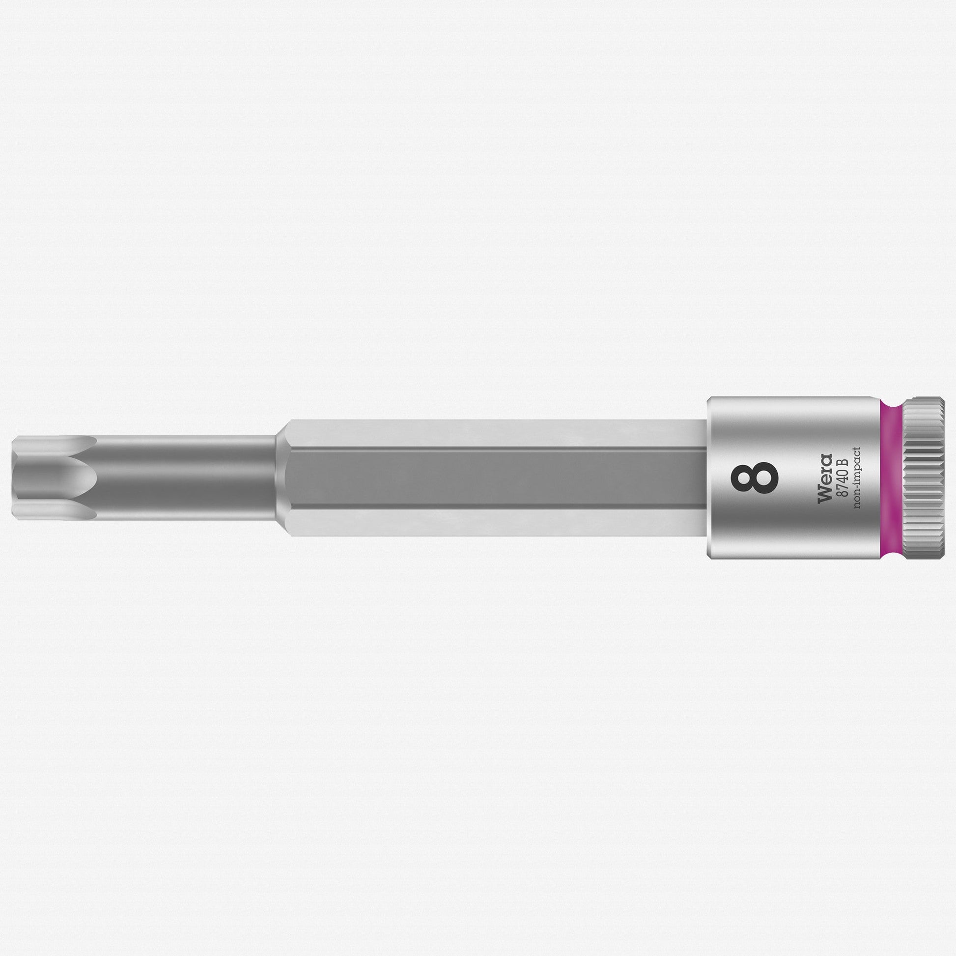Wera 003054 8740 B Zyklop Hex Bit Socket, 3/8" Drive, 8.0 x 100 mm - WR003054 - KC Tool