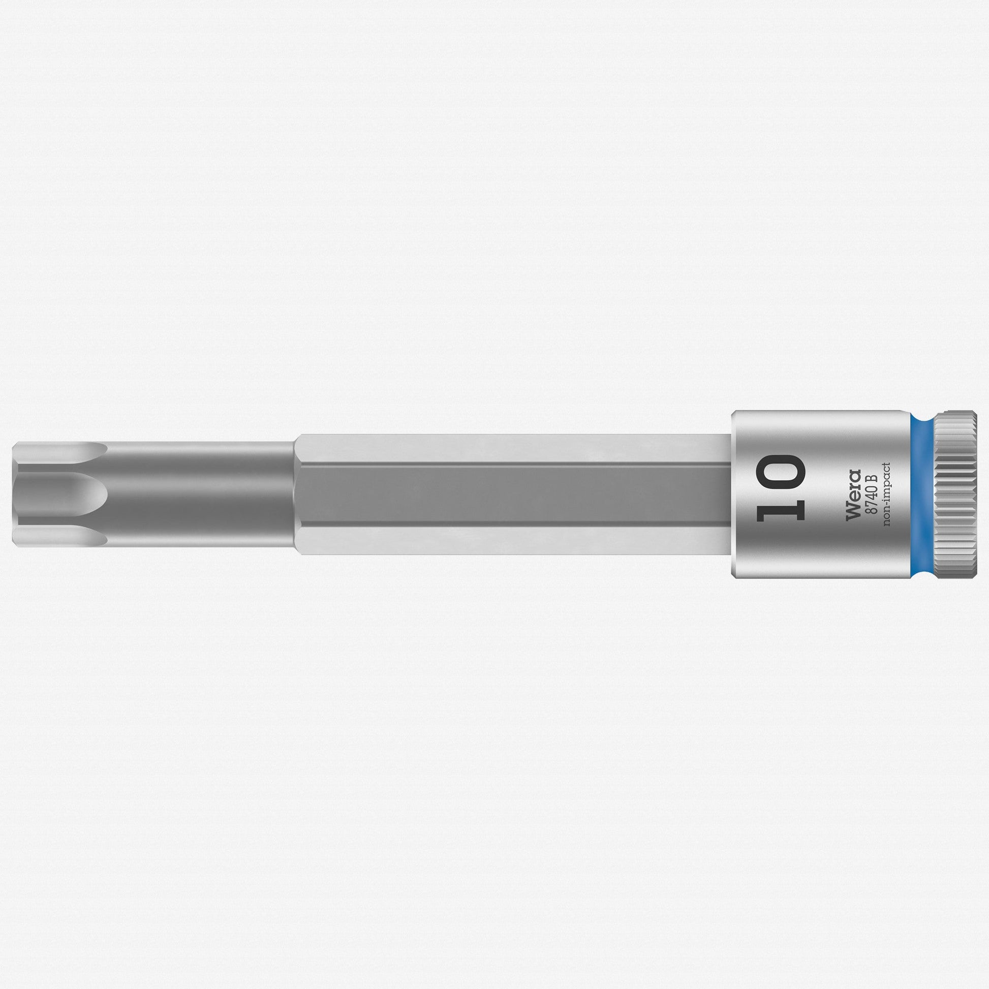 Wera 003056 8740 B Zyklop Hex Bit Socket, 3/8" Drive, 10.0 x 100 mm - WR003056 - KC Tool