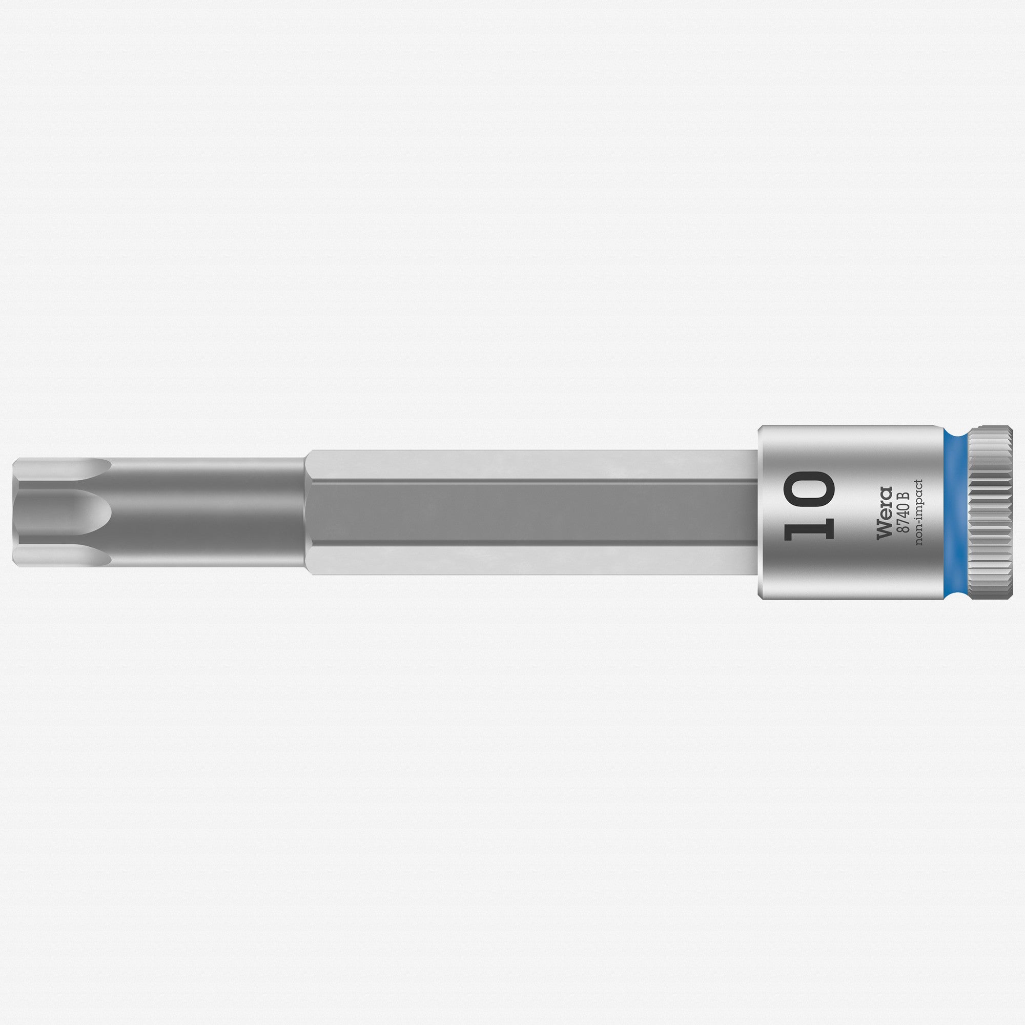 Wera 003056 8740 B Zyklop Hex Bit Socket, 3/8" Drive, 10.0 x 100 mm - WR003056 - KC Tool
