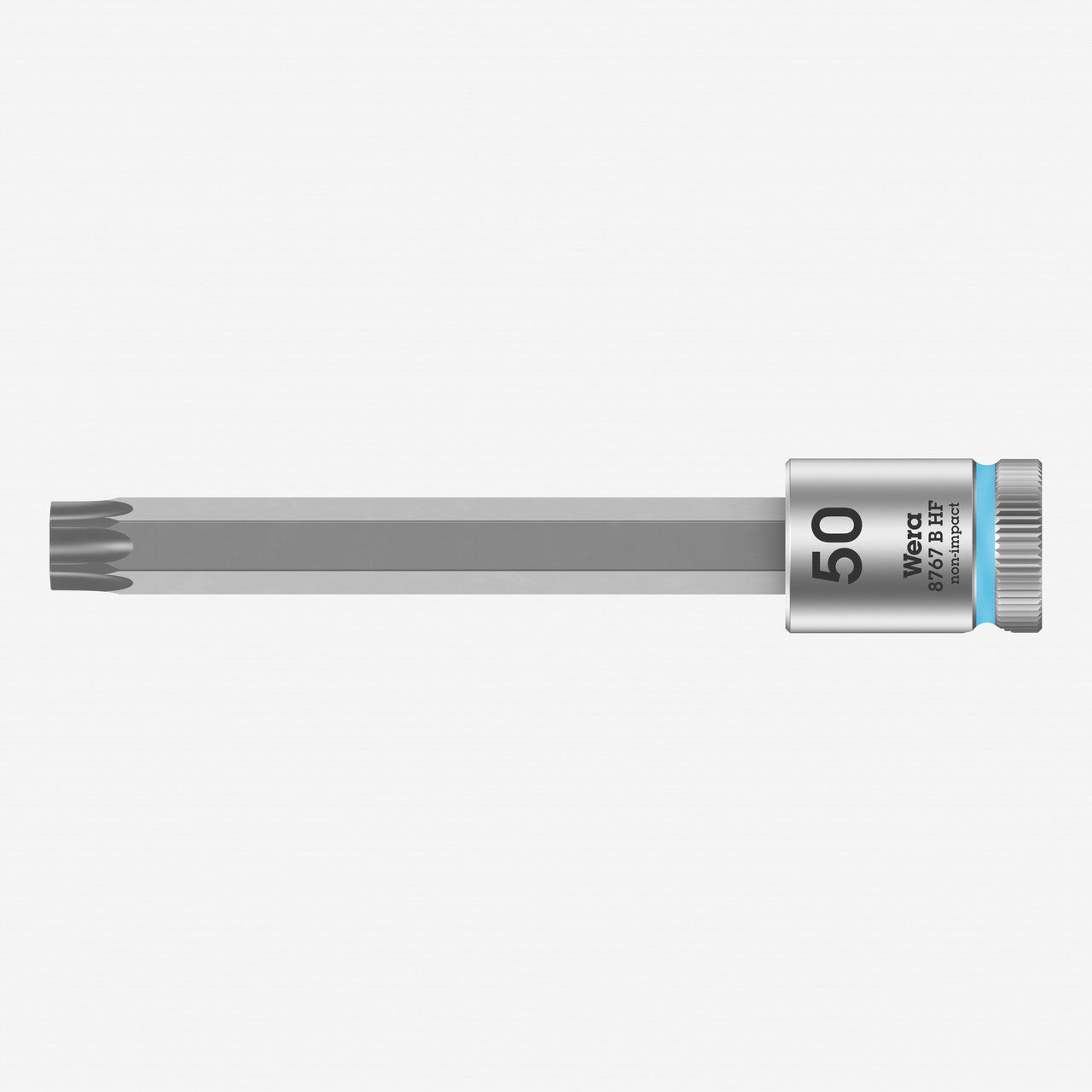 Wera 003073 3/8" Drive Zyklop Torx Bit Socket with Holding Function T50 Long - WR003073 - KC Tool