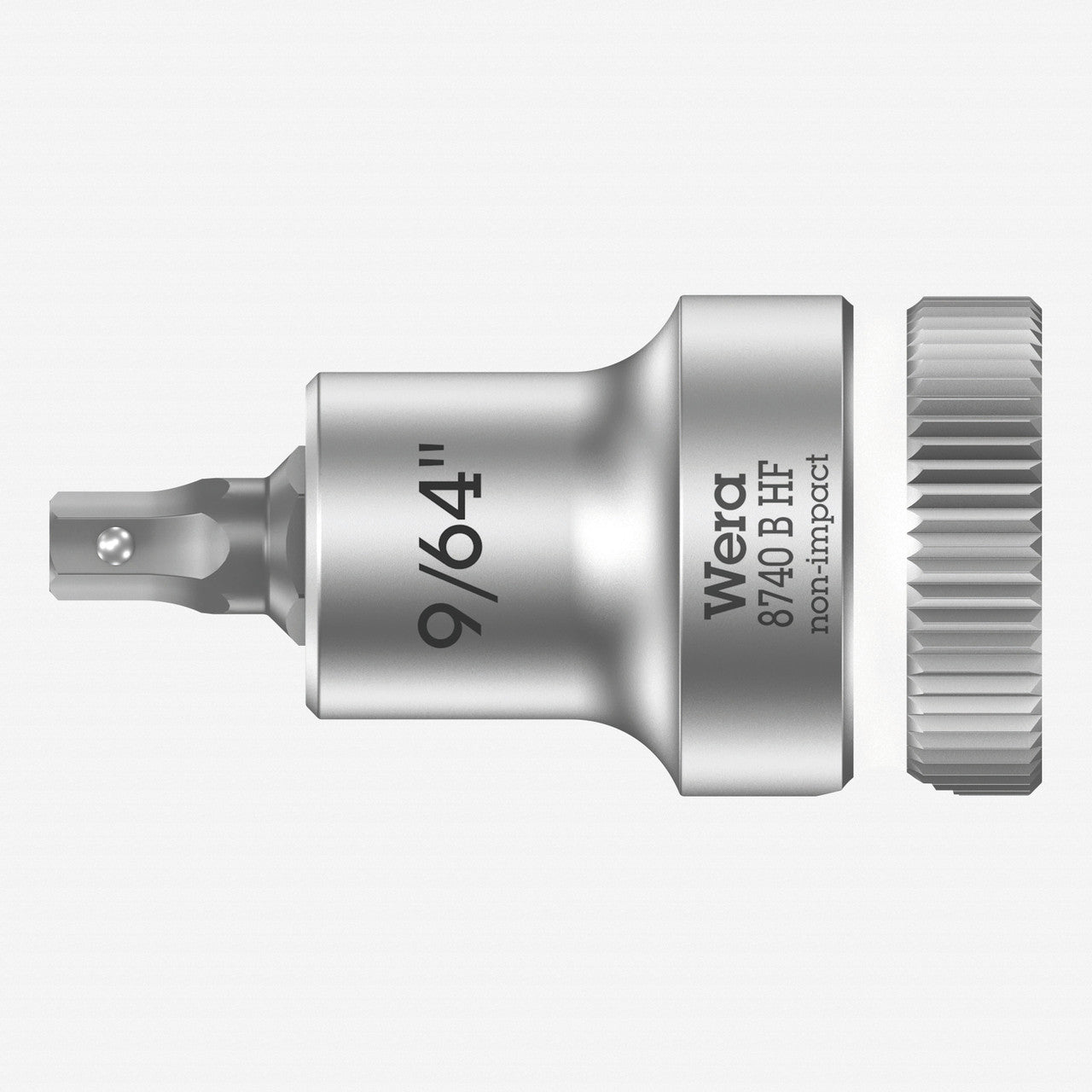 Wera 003082 3/8" Drive Zyklop Hex - Plus Bit Socket with Holding Function 9/64" - WR003082 - KC Tool