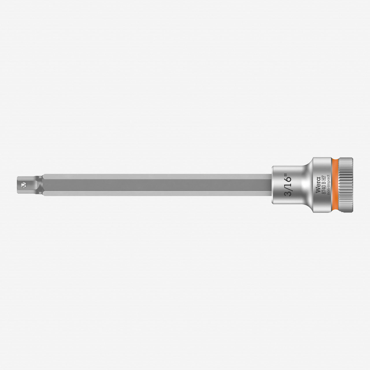 Wera 003086 3/8" Drive Zyklop Hex-Plus Bit Socket with Holding Function 3/16" Long - WR003086 - KC Tool