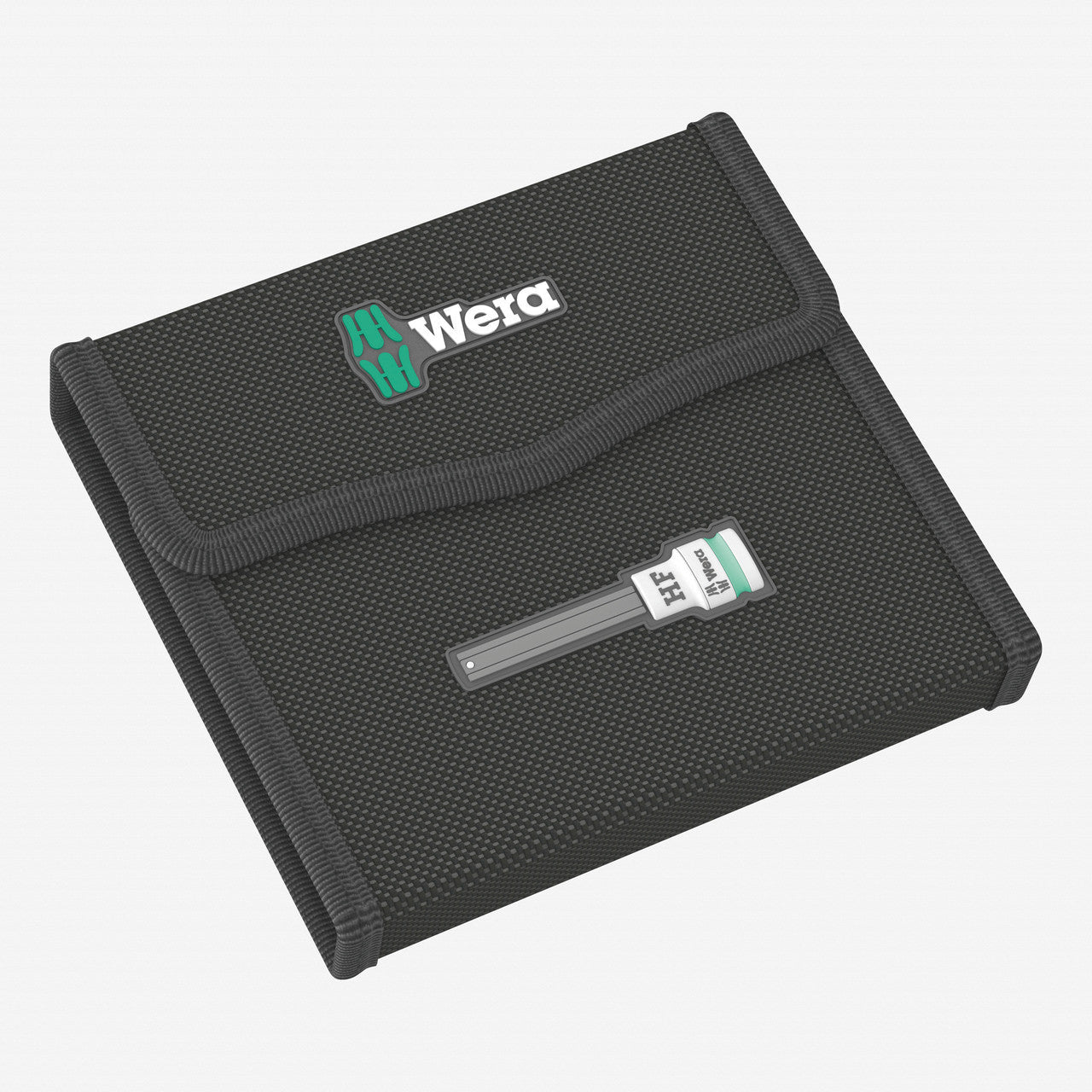 Wera 003180 8740 B 3/8" Drive Zyklop Hex - Plus Bit Socket Set with Holding Function, Long - Metric - WR003180 - KC Tool