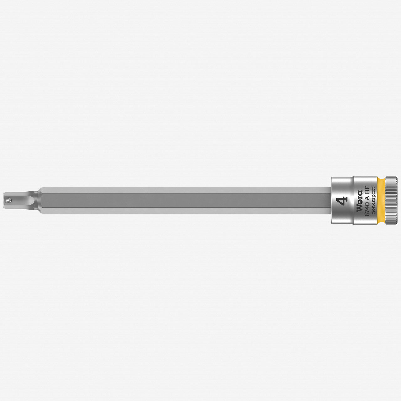 Wera 003334 8740 A Zyklop Bit Socket with 1/4" Drive with Holding Function , 4.0 x 100 mm - WR003334 - KC Tool