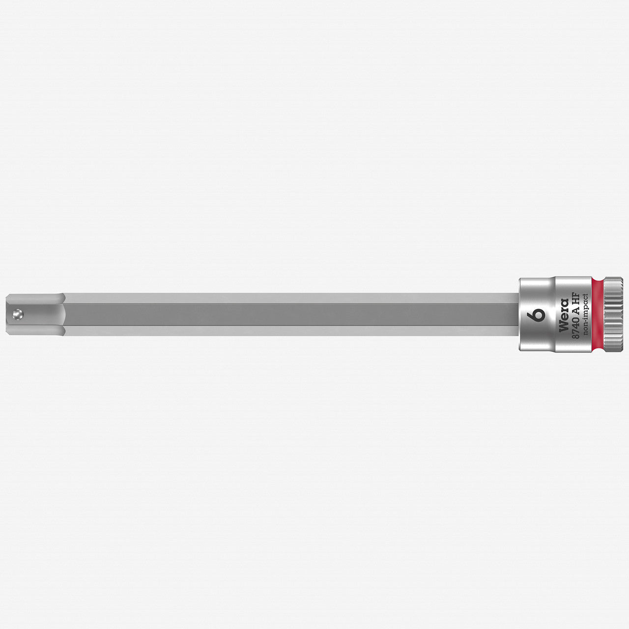 Wera 003338 8740 A Zyklop Bit Socket with 1/4" Drive with Holding Function , 6.0 x 100 mm - WR003338 - KC Tool