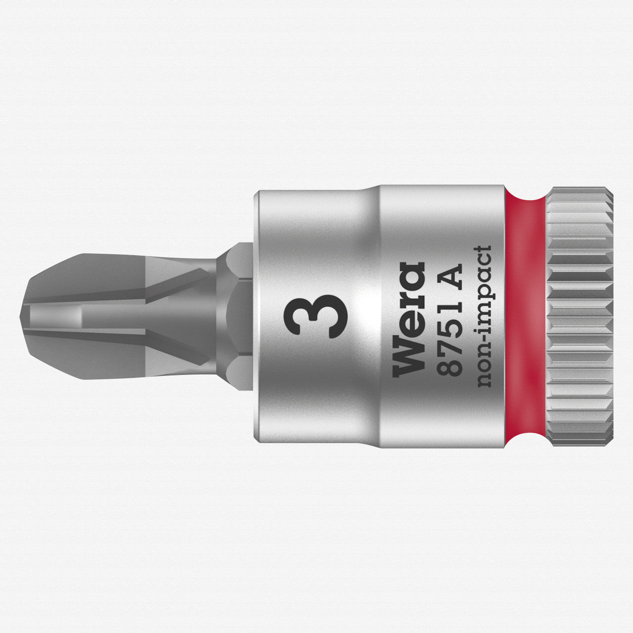 Wera 003352 8751 A PH Zyklop Bit Socket with 1/4" Drive, PH 3 x 28 mm - WR003352 - KC Tool