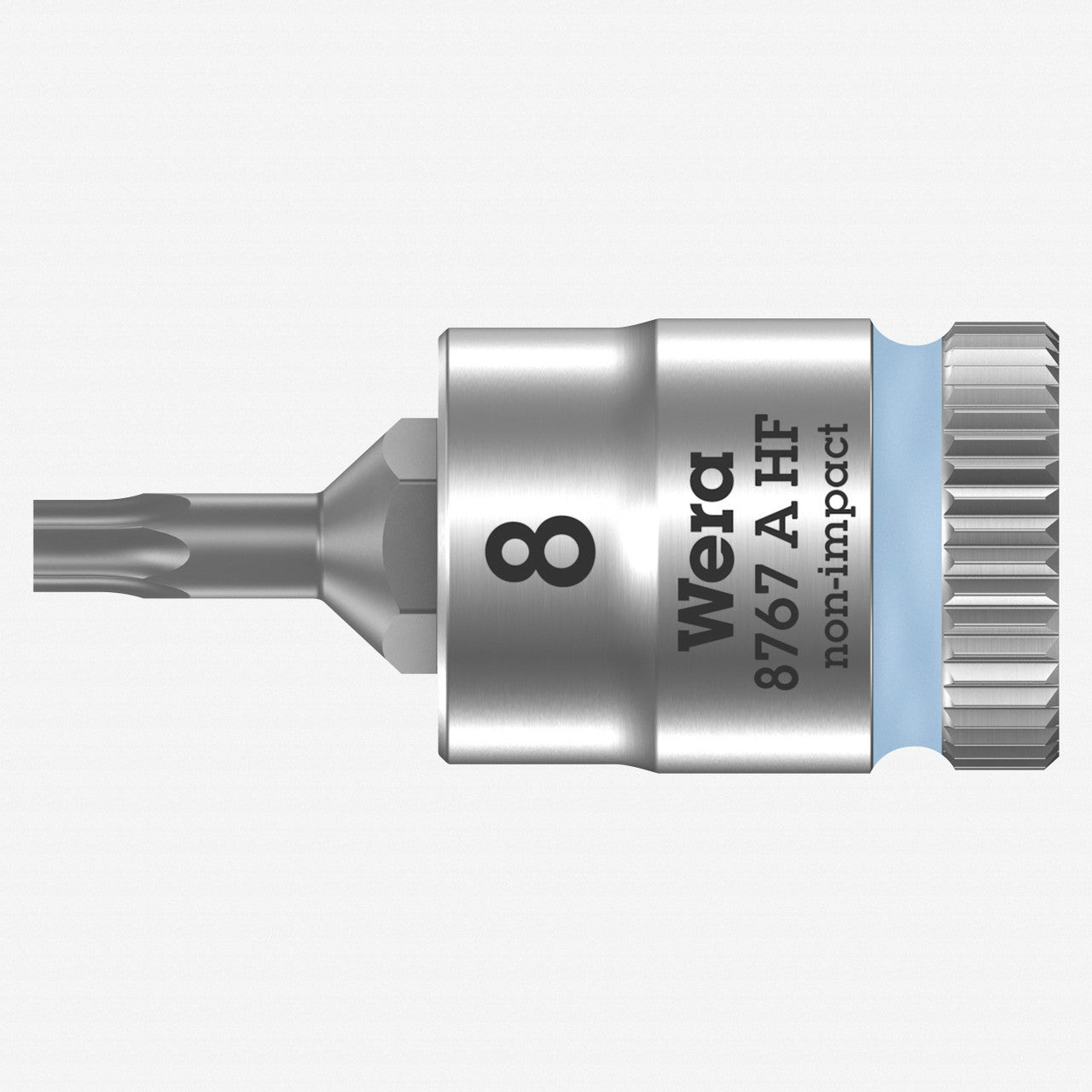 Wera 003360 8767 A HF Torx Zyklop Bit Socket 1/4" Drive with Holding Function , TX 8 x 28 mm - WR003360 - KC Tool