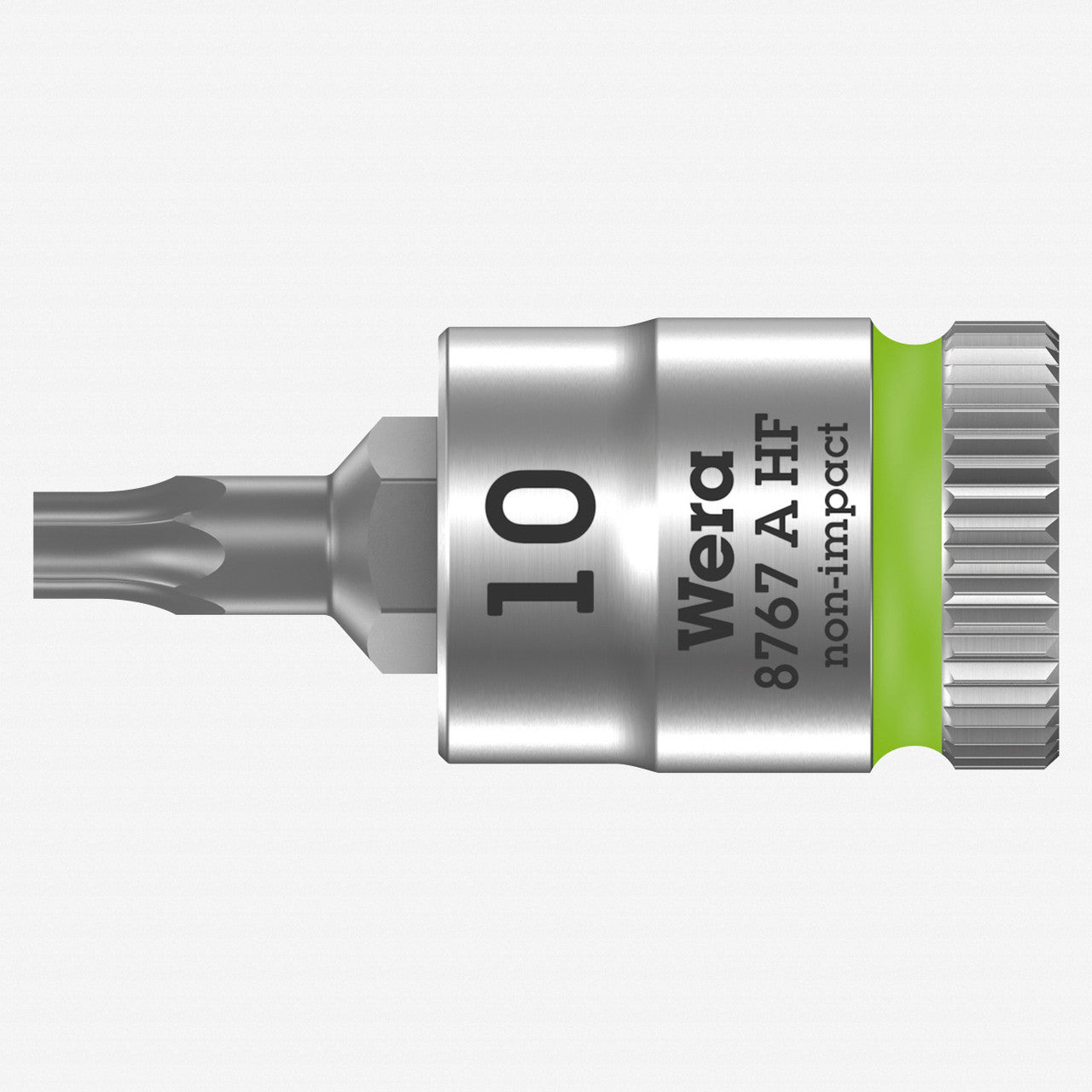 Wera 003362 8767 A HF Torx Zyklop Bit Socket 1/4" Drive with Holding Function , TX 10 x 28 mm - WR003362 - KC Tool