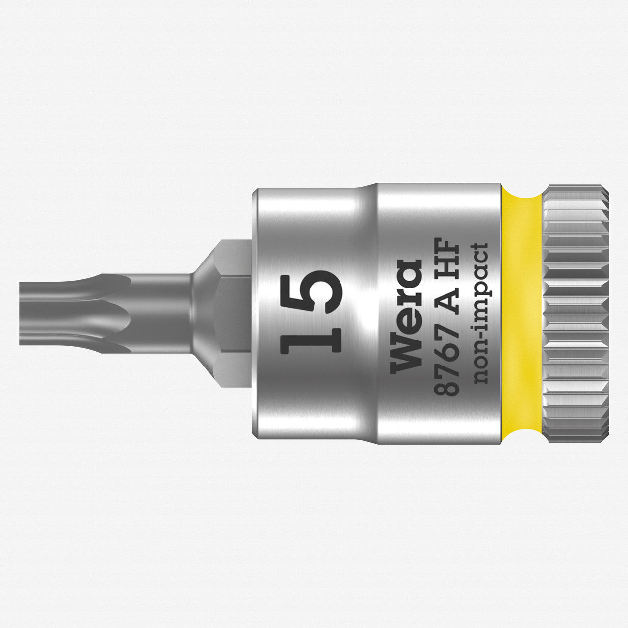 Wera 003363 8767 A HF Torx Zyklop Bit Socket 1/4" Drive with Holding Function , TX 15 x 28 mm - WR003363 - KC Tool