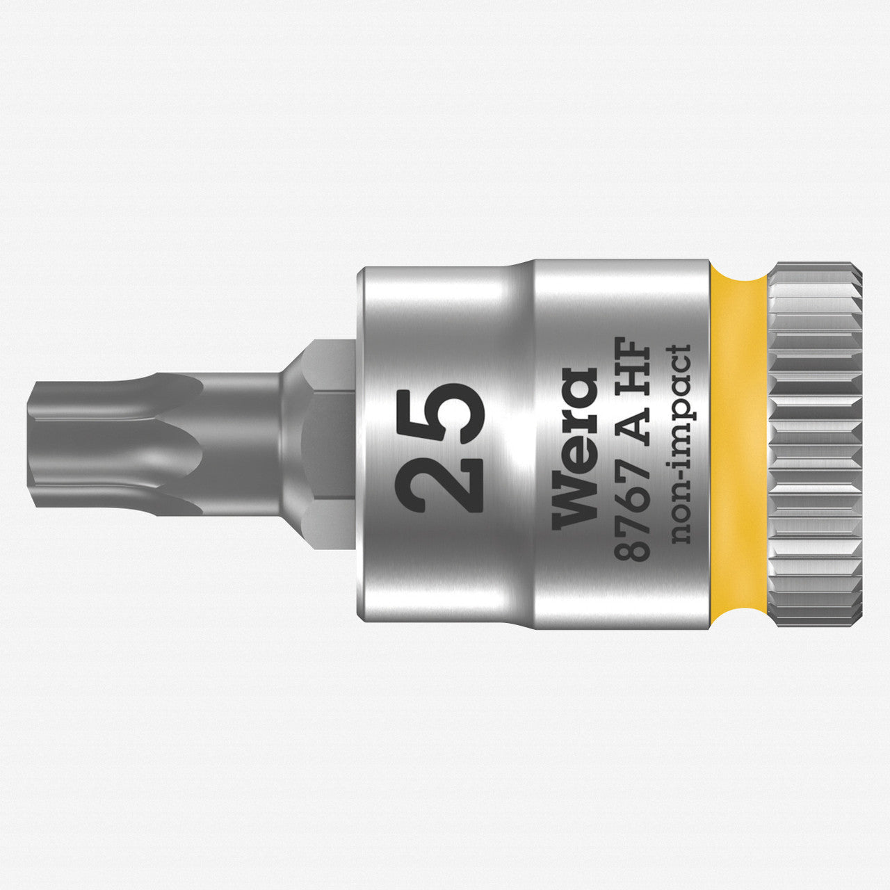Wera 003365 8767 A HF Torx Zyklop Bit Socket 1/4" Drive with Holding Function , TX 25 x 28 mm - WR003365 - KC Tool