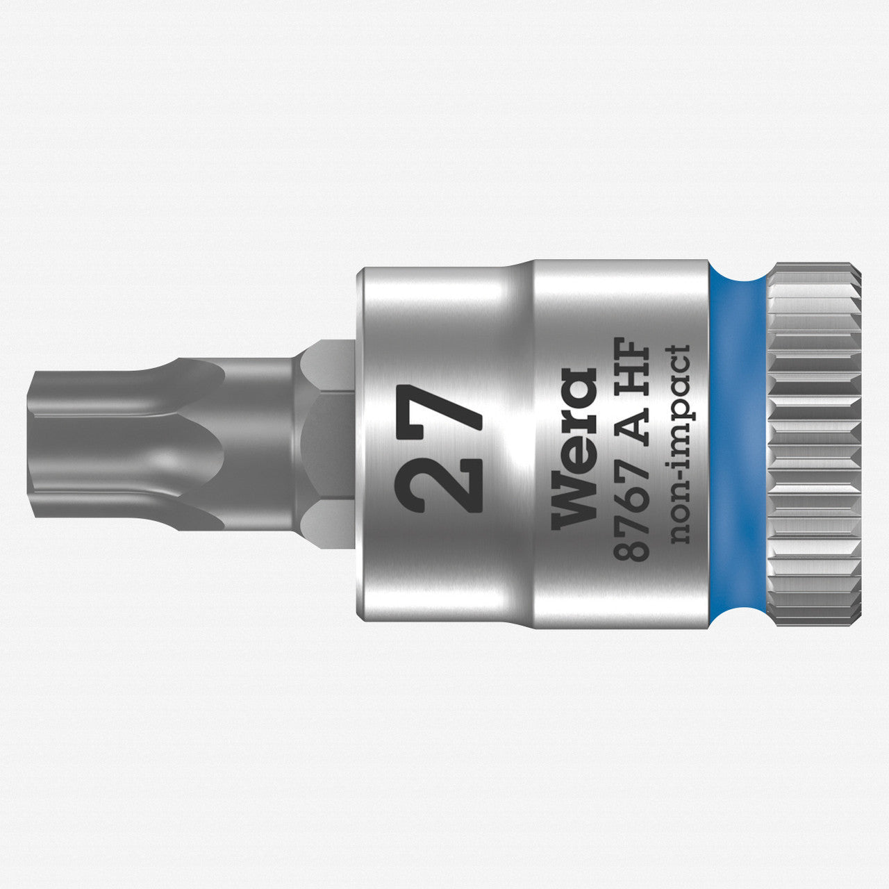 Wera 003367 8767 A HF Torx Zyklop Bit Socket 1/4" Drive with Holding Function , TX 27 x 28 mm - WR003367 - KC Tool