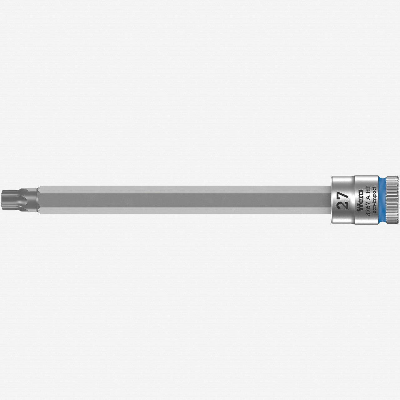 Wera 003368 8767 A HF Torx Zyklop Bit Socket 1/4" Drive with Holding Function , TX 27 x 100 mm - WR003368 - KC Tool