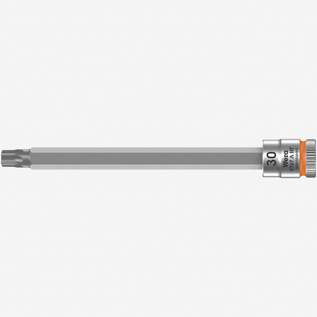 Wera 003370 8767 A HF Torx Zyklop Bit Socket 1/4" Drive with Holding Function , TX 30 x 100 mm - WR003370 - KC Tool
