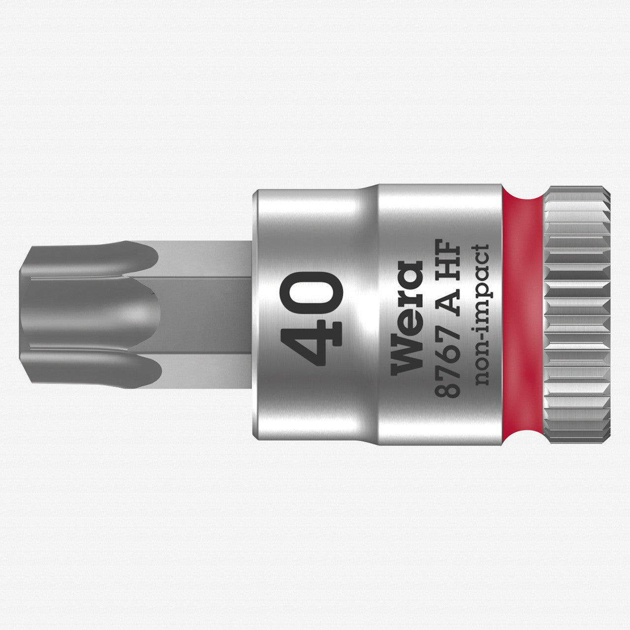 Wera 003371 8767 A HF Torx Zyklop Bit Socket 1/4" Drive with Holding Function , TX 40 x 28 mm - WR003371 - KC Tool