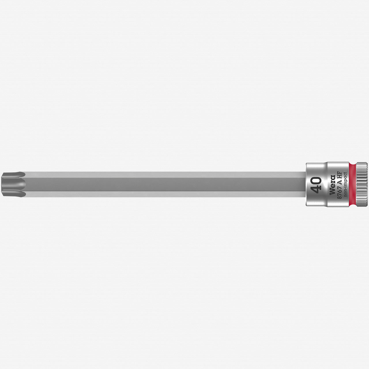 Wera 003372 8767 A HF Torx Zyklop Bit Socket 1/4" Drive with Holding Function , TX 40 x 100 mm - WR003372 - KC Tool