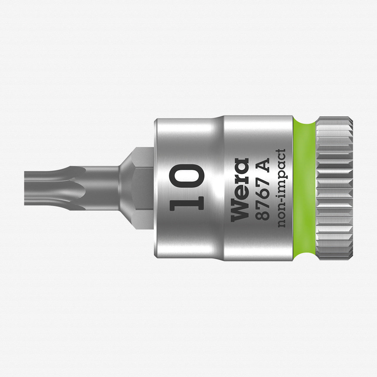 Wera 003390 8767 A TORX Zyklop Bit Socket with 1/4" Drive, T10 - WR003390 - KC Tool