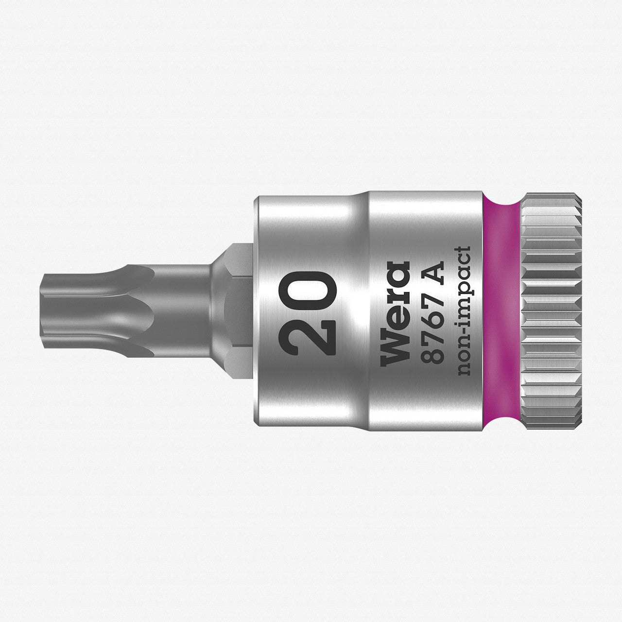 Wera 003391 8767 A TORX Zyklop Bit Socket with 1/4" Drive, T20 - WR003391 - KC Tool