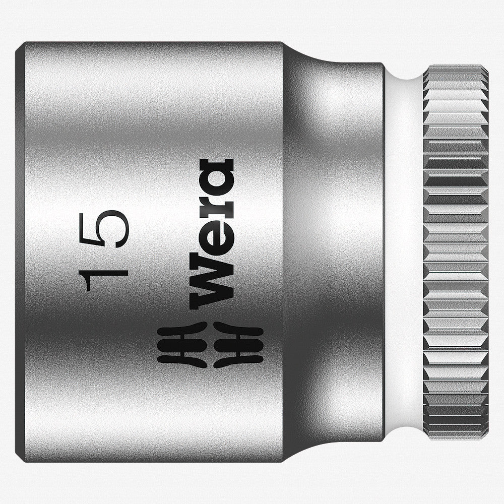 Wera 003499 15 x 1/4" Zyklop Socket - WR003499 - KC Tool