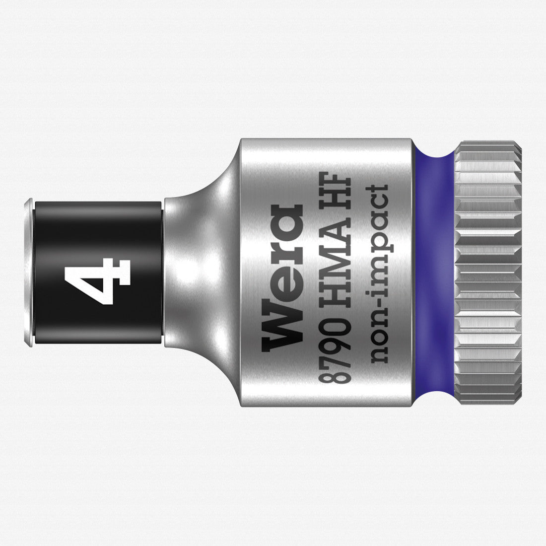 Wera 003717 8790 HMA HF Zyklop Socket, 1/4" Drive with Holding Function - 4.0mm - WR003717 - KC Tool