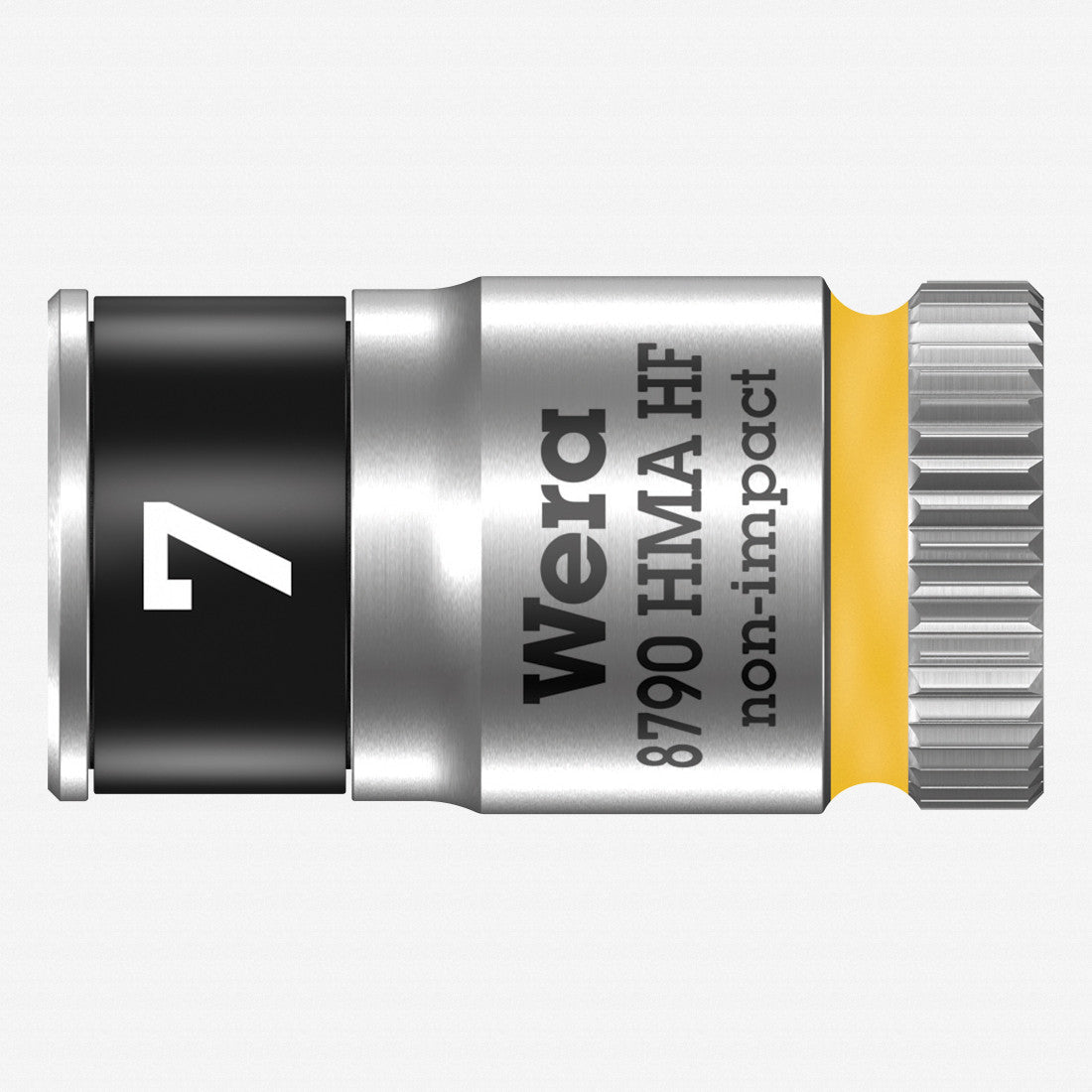 Wera 003722 8790 HMA HF Zyklop Socket, 1/4" Drive with Holding Function - 7.0mm - WR003722 - KC Tool