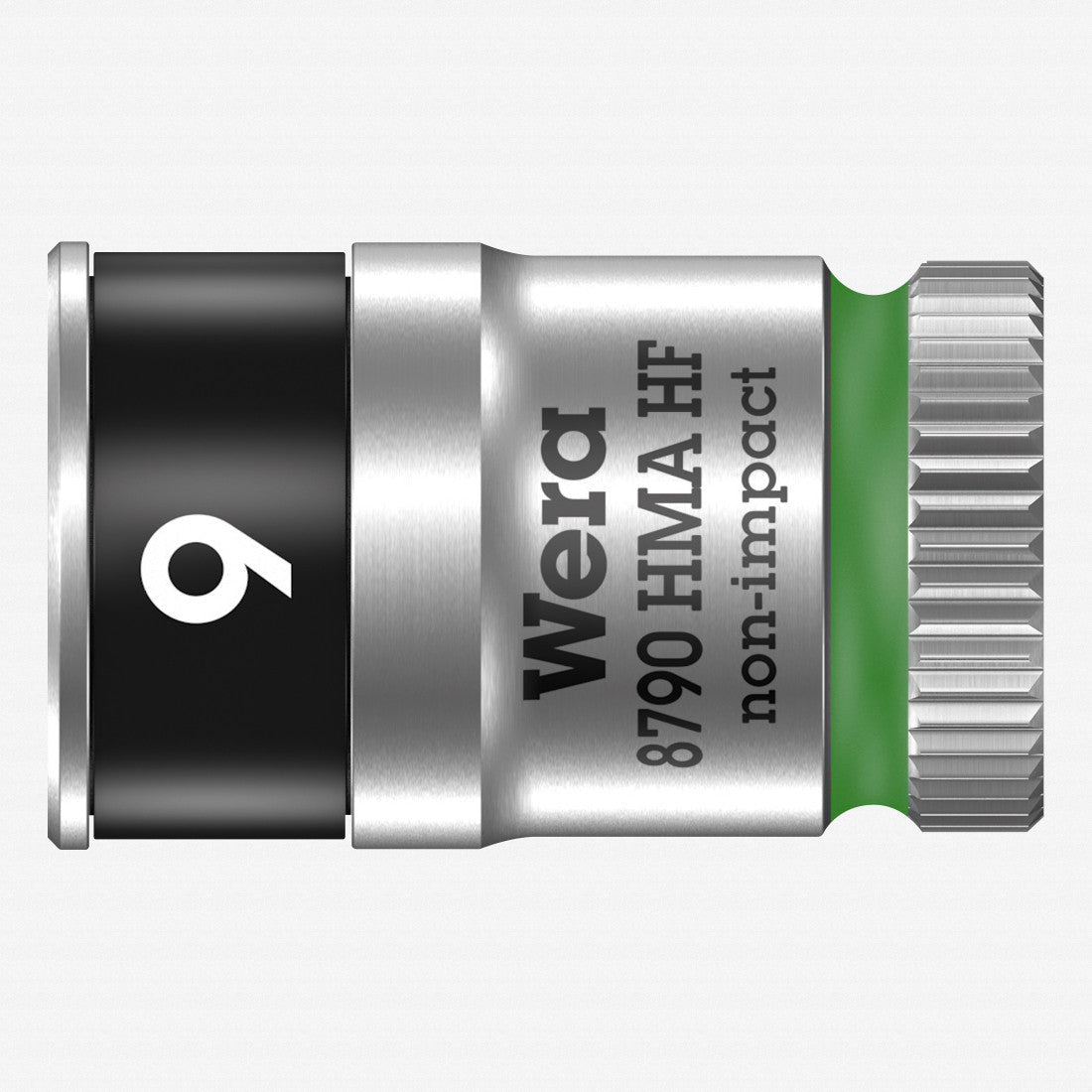 Wera 003724 8790 HMA HF Zyklop Socket, 1/4" Drive with Holding Function - 9.0mm - WR003724 - KC Tool