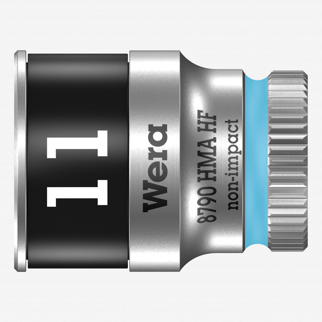 Wera 003726 8790 HMA HF Zyklop Socket, 1/4" Drive with Holding Function - 11mm - WR003726 - KC Tool