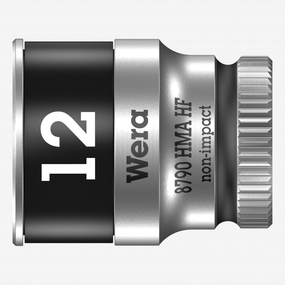 Wera 003727 8790 HMA HF Zyklop Socket, 1/4" Drive with Holding Function - 12mm - WR003727 - KC Tool