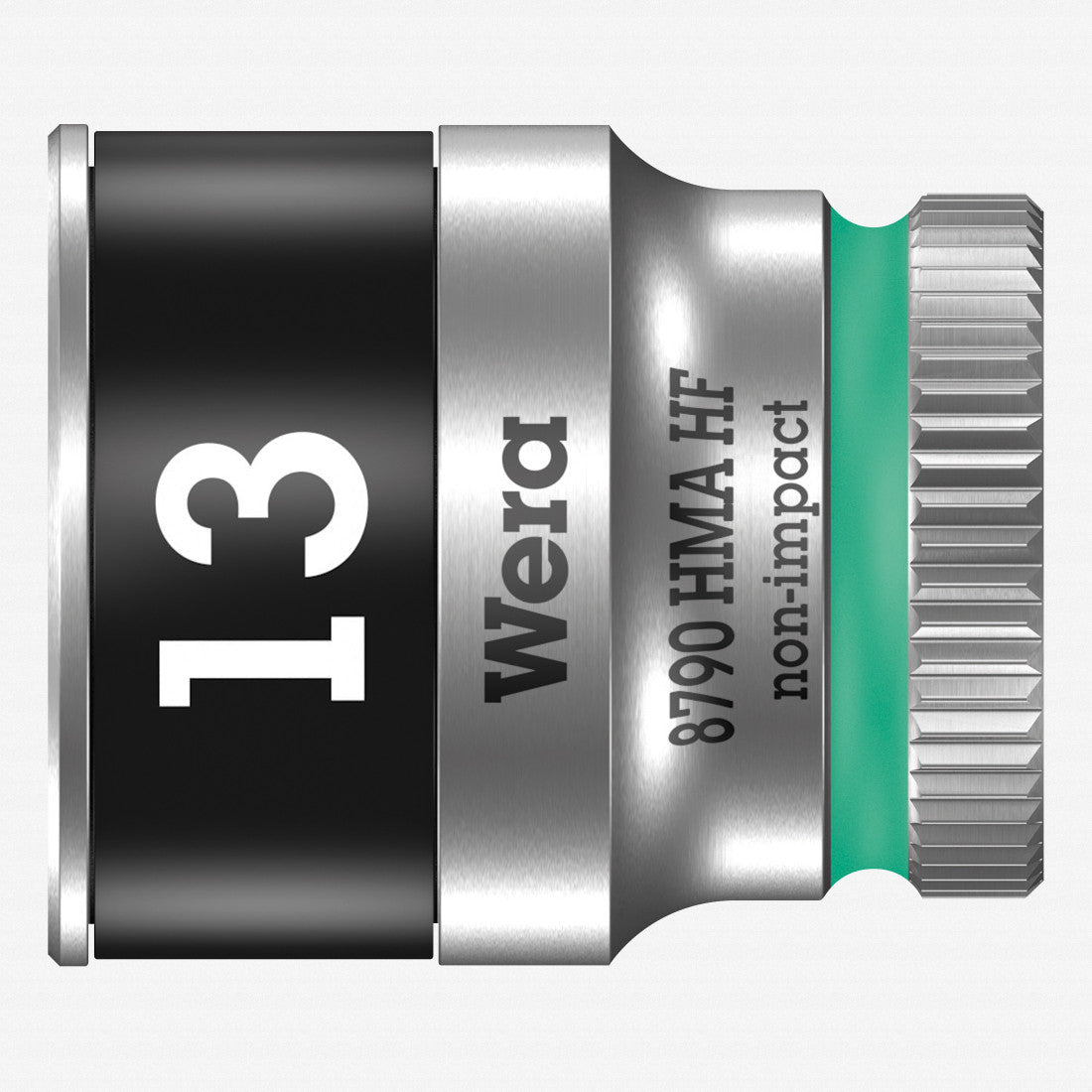 Wera 003728 8790 HMA HF Zyklop Socket, 1/4" Drive with Holding Function - 13mm - WR003728 - KC Tool