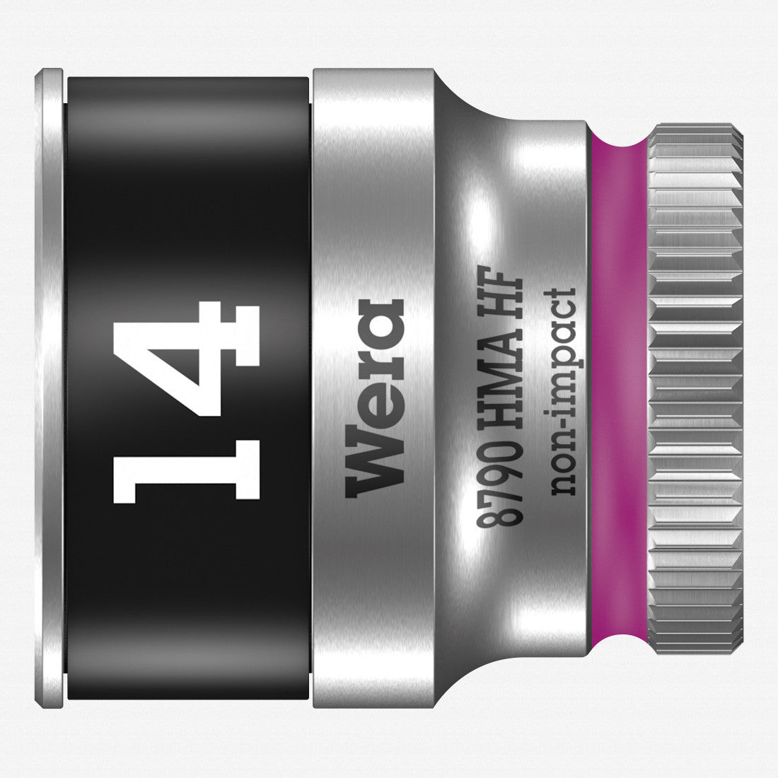Wera 003729 8790 HMA HF Zyklop Socket, 1/4" Drive with Holding Function - 14mm - WR003729 - KC Tool