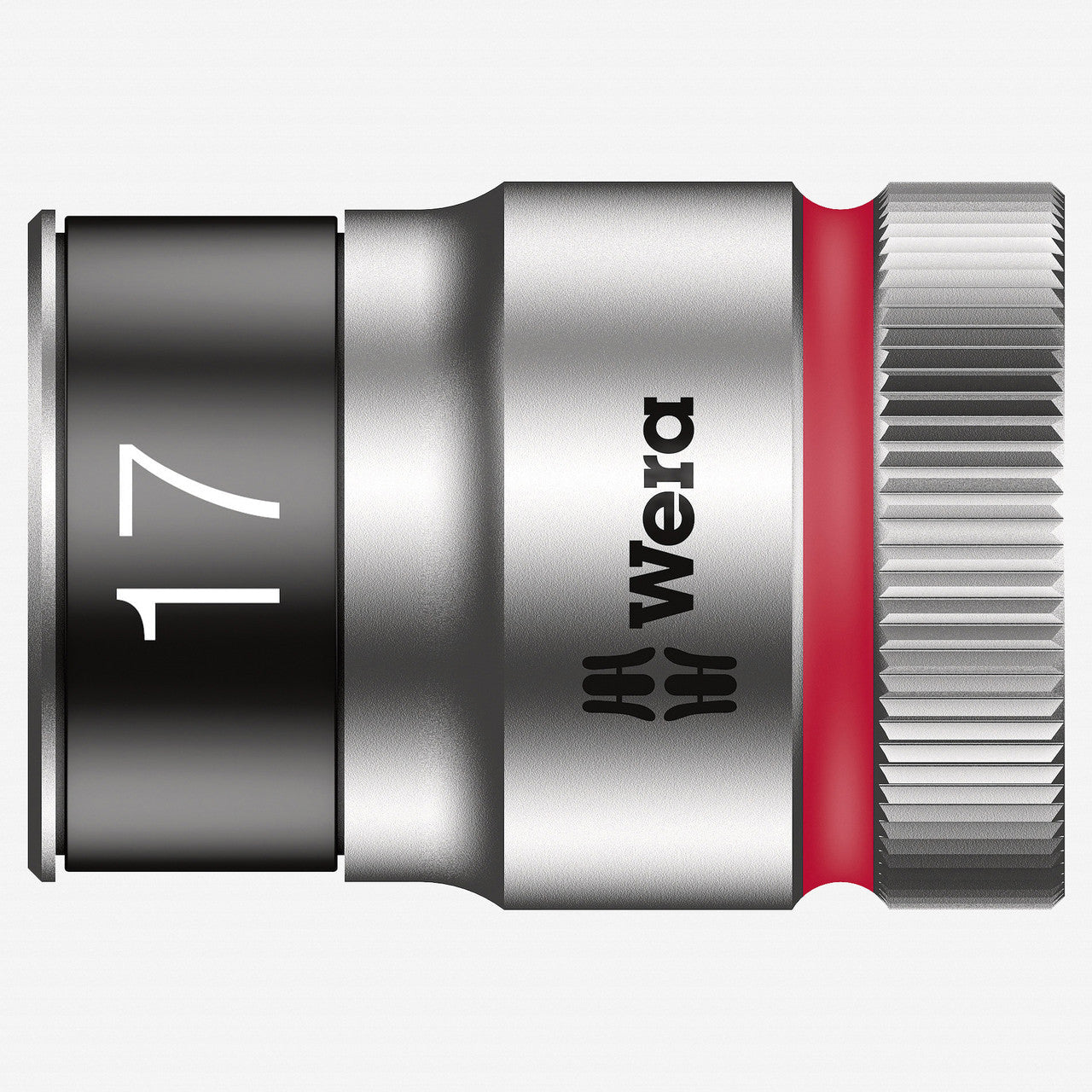 Wera 003737 Zyklop Socket with 1/2" Drive with Holding Function - 17mm - WR003737 - KC Tool