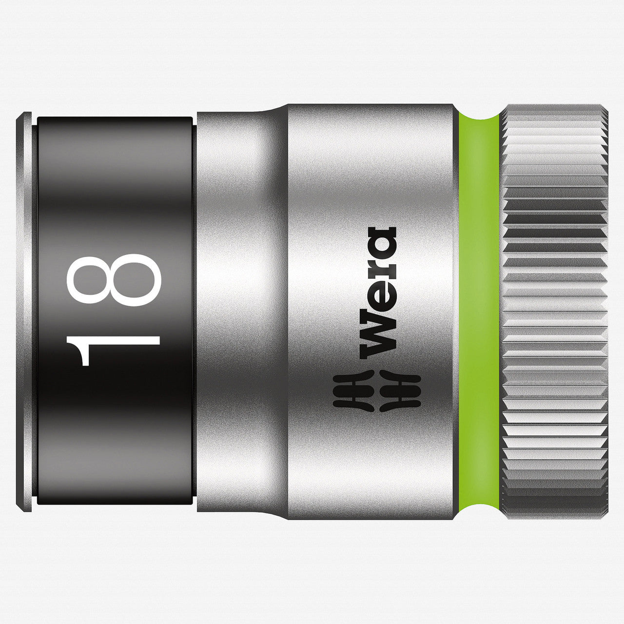 Wera 003738 Zyklop Socket with 1/2" Drive with Holding Function - 18mm - WR003738 - KC Tool