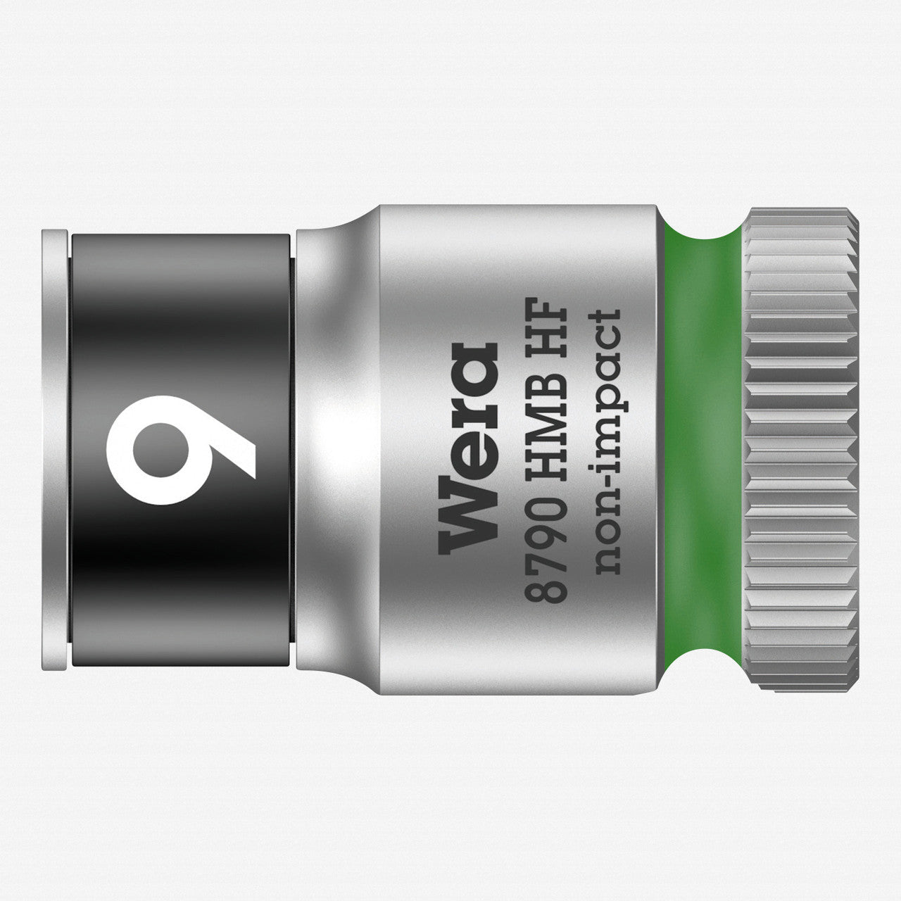 Wera 003743 Zyklop Socket with 3/8" Drive with Holding Function - 9.0 mm - WR003743 - KC Tool