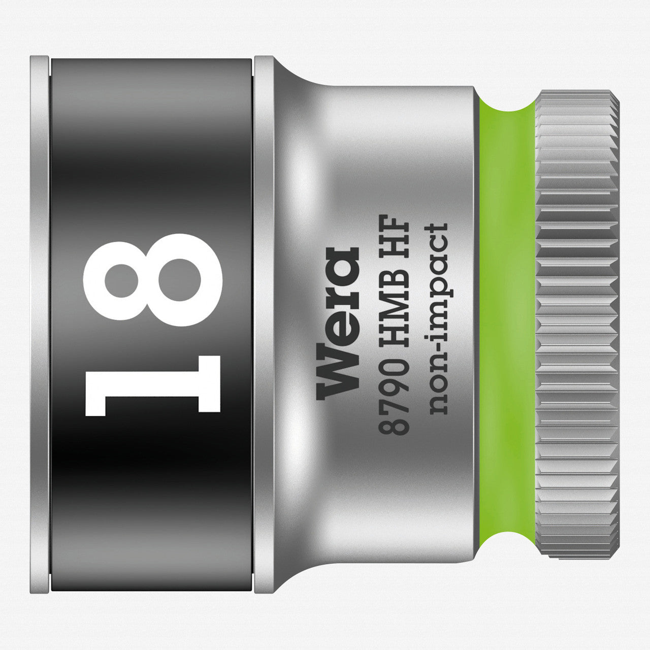 Wera 003752 Zyklop Socket with 3/8" Drive with Holding Function - 18 mm - WR003752 - KC Tool