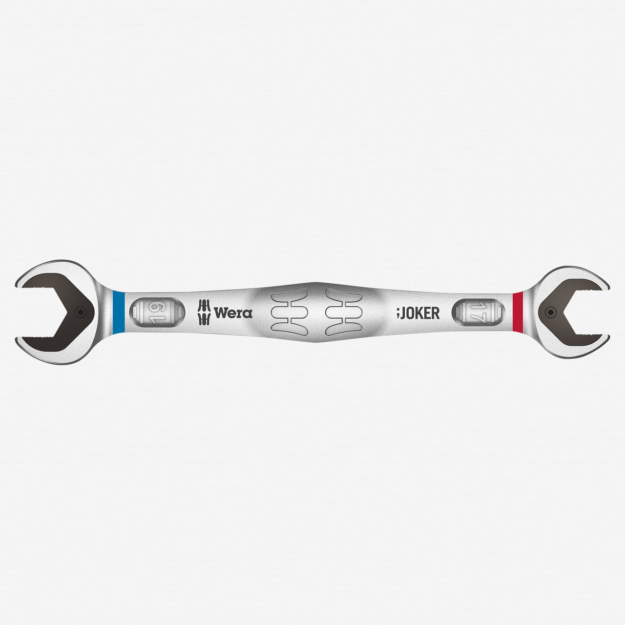 Wera 003765 Joker Double Open-Ended Wrench - 17 + 19mm - WR003765 - KC Tool