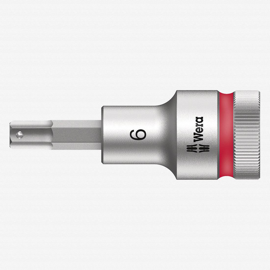 Wera 003822 1/2" Drive Zyklop Hex-Plus Bit Socket with Holding Function 6mm - WR003822 - KC Tool