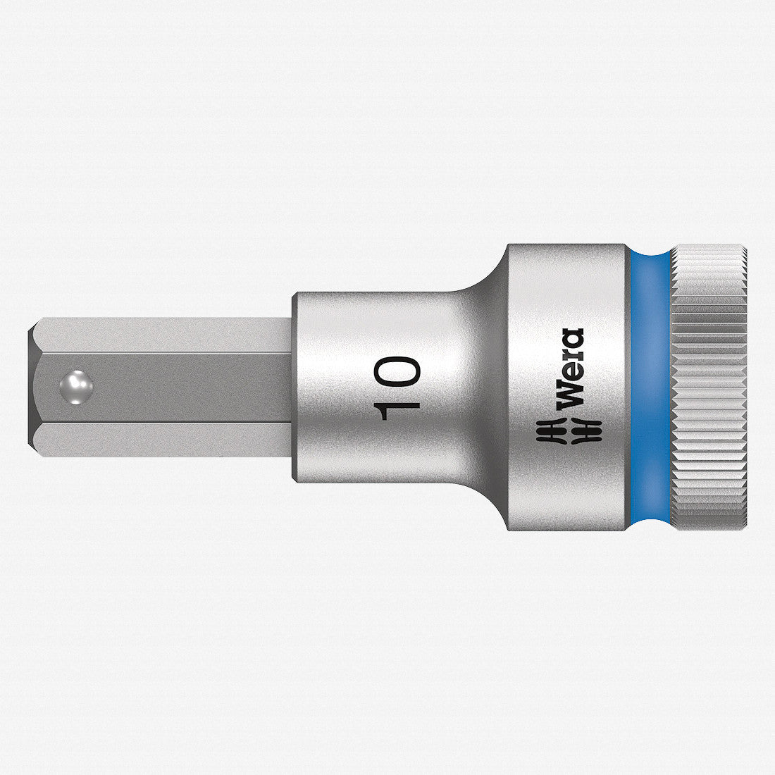 Wera 003825 1/2" Drive Zyklop Hex-Plus Bit Socket with Holding Function 10mm - WR003825 - KC Tool
