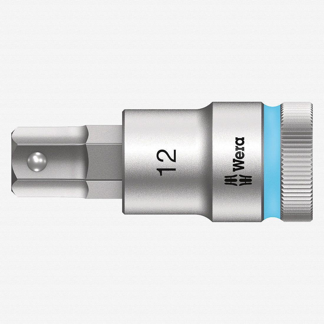 Wera 003826 1/2" Drive Zyklop Hex-Plus Bit Socket with Holding Function 12mm - WR003826 - KC Tool
