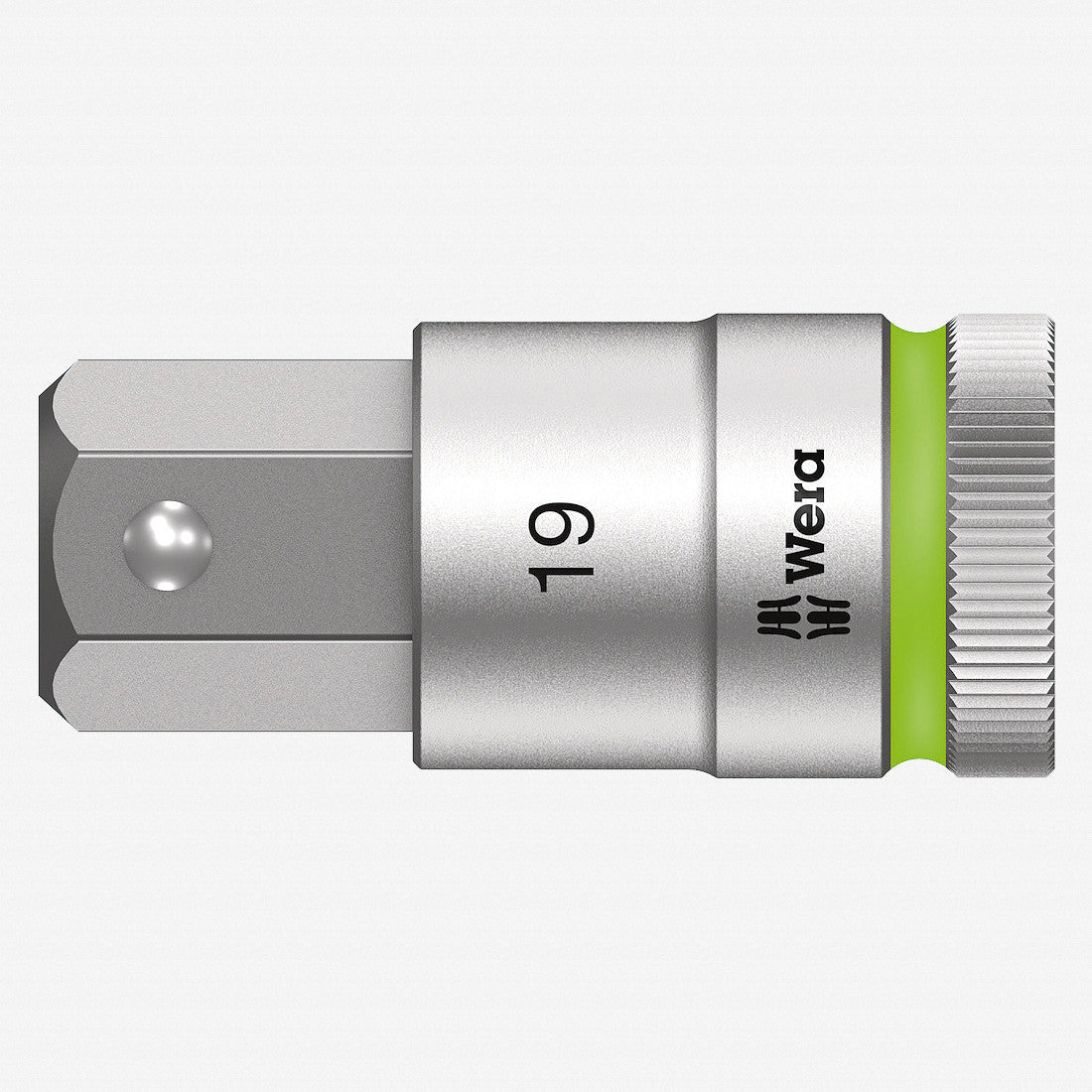 Wera 003829 1/2" Drive Zyklop Hex-Plus Bit Socket with Holding Function 19mm - WR003829 - KC Tool