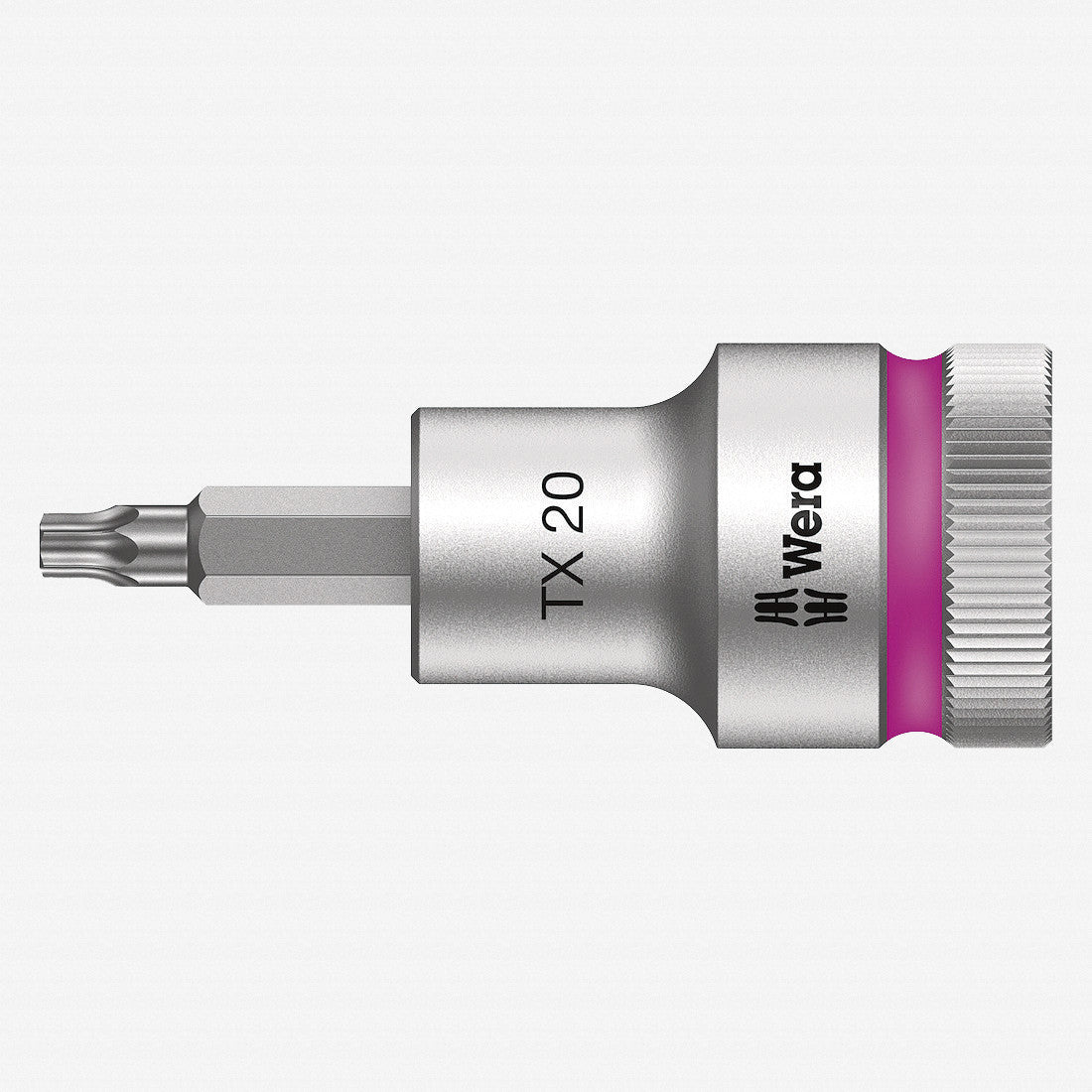Wera 003830 1/2" Drive Zyklop Torx Bit Socket with Holding Function, T20 - WR003830 - KC Tool