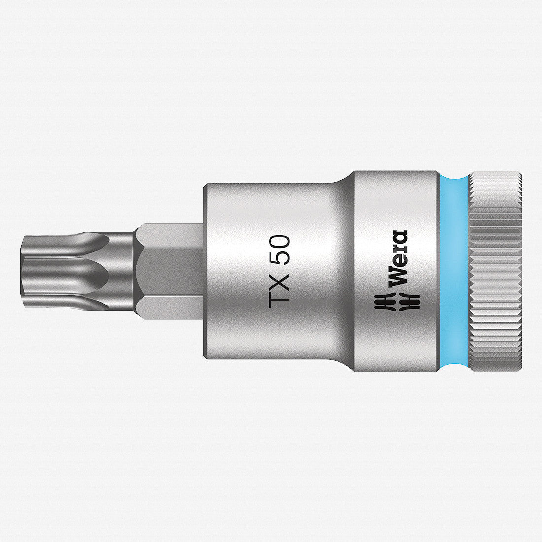 Wera 003836 1/2" Drive Zyklop Torx Bit Socket with Holding Function T50 - WR003836 - KC Tool