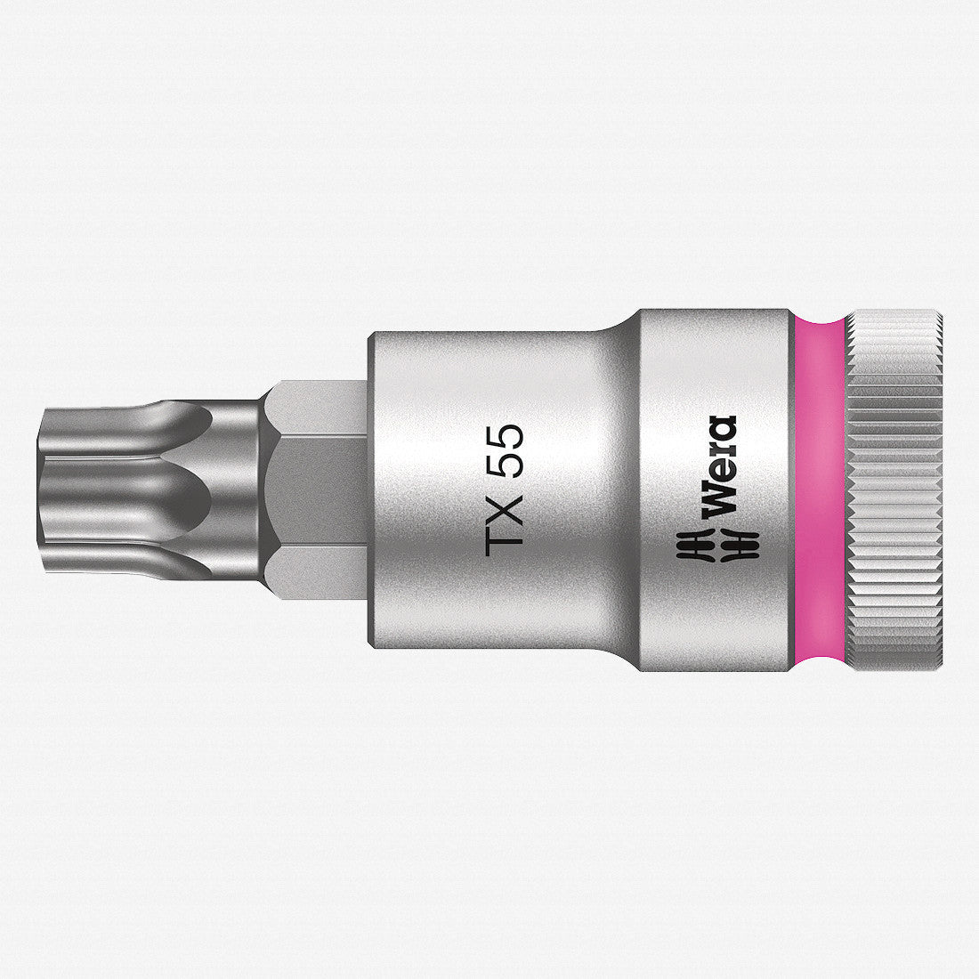 Wera 003837 1/2" Drive Zyklop Torx Bit Socket with Holding Function T55 - WR003837 - KC Tool