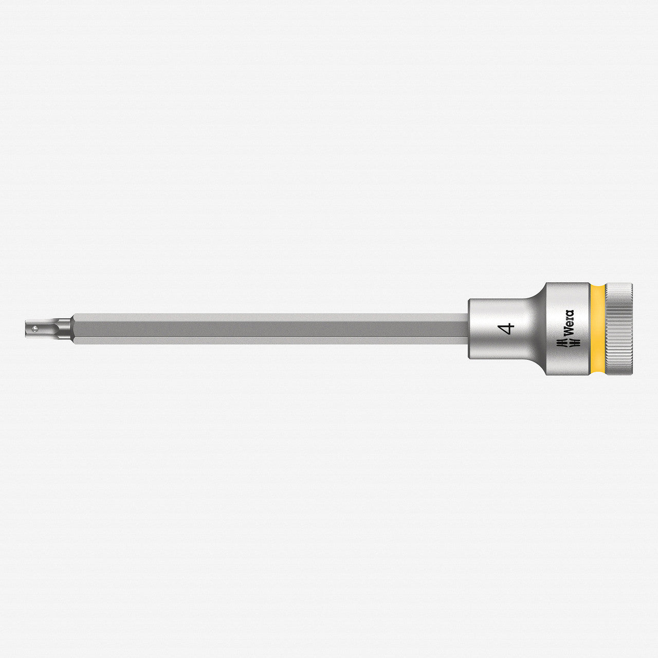 Wera 003840 1/2" Drive Zyklop Hex - Plus Bit Socket with Holding Function 4mm Long - WR003840 - KC Tool