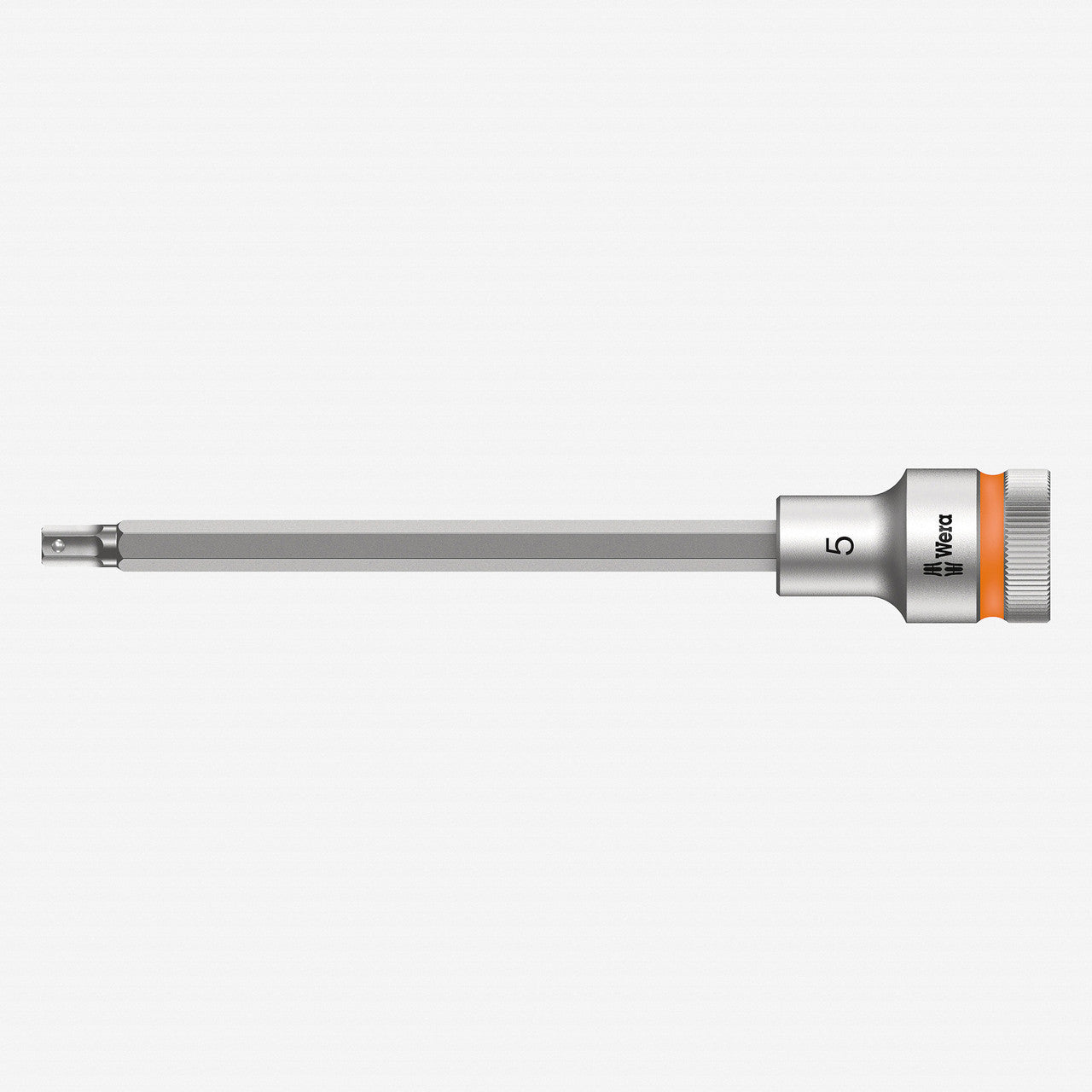 Wera 003841 1/2" Drive Zyklop Hex-Plus Bit Socket with Holding Function 5mm Long - WR003841 - KC Tool