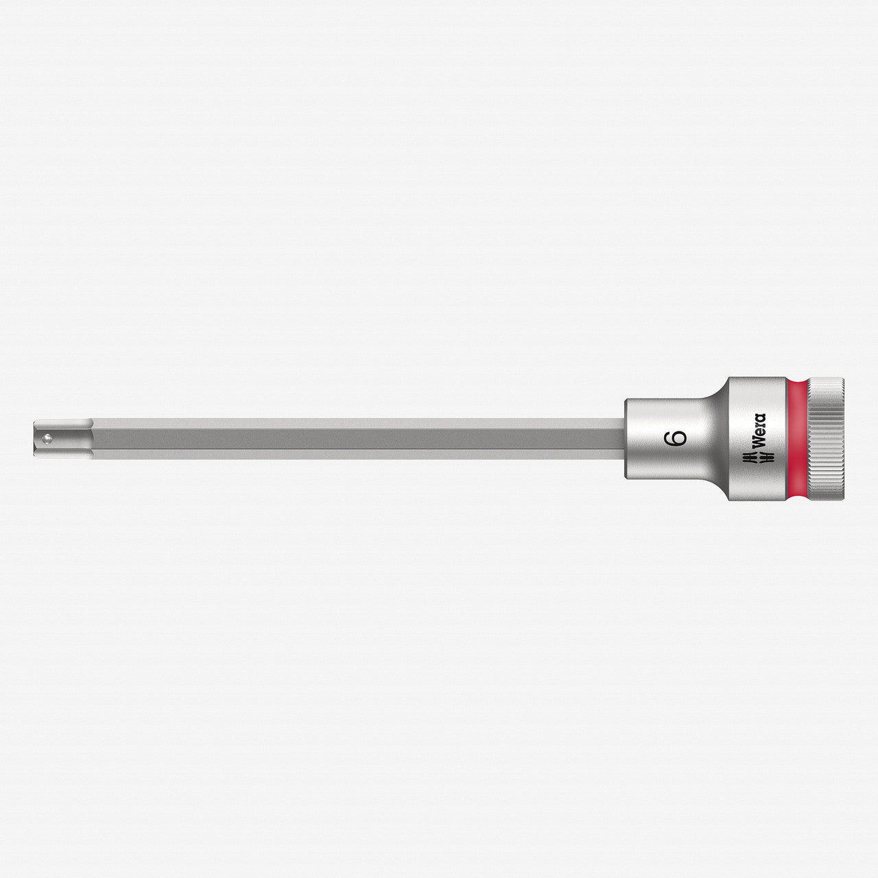 Wera 003842 1/2" Drive Zyklop Hex - Plus Bit Socket with Holding Function 6mm Long - WR003842 - KC Tool