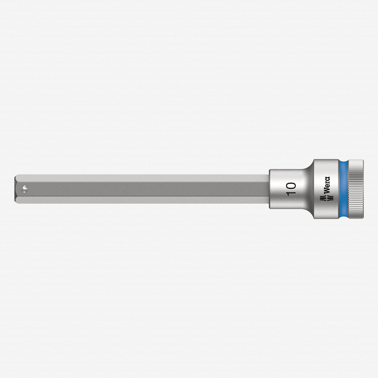 Wera 003845 1/2" Drive Zyklop Hex-Plus Bit Socket with Holding Function 10mm Long - WR003845 - KC Tool