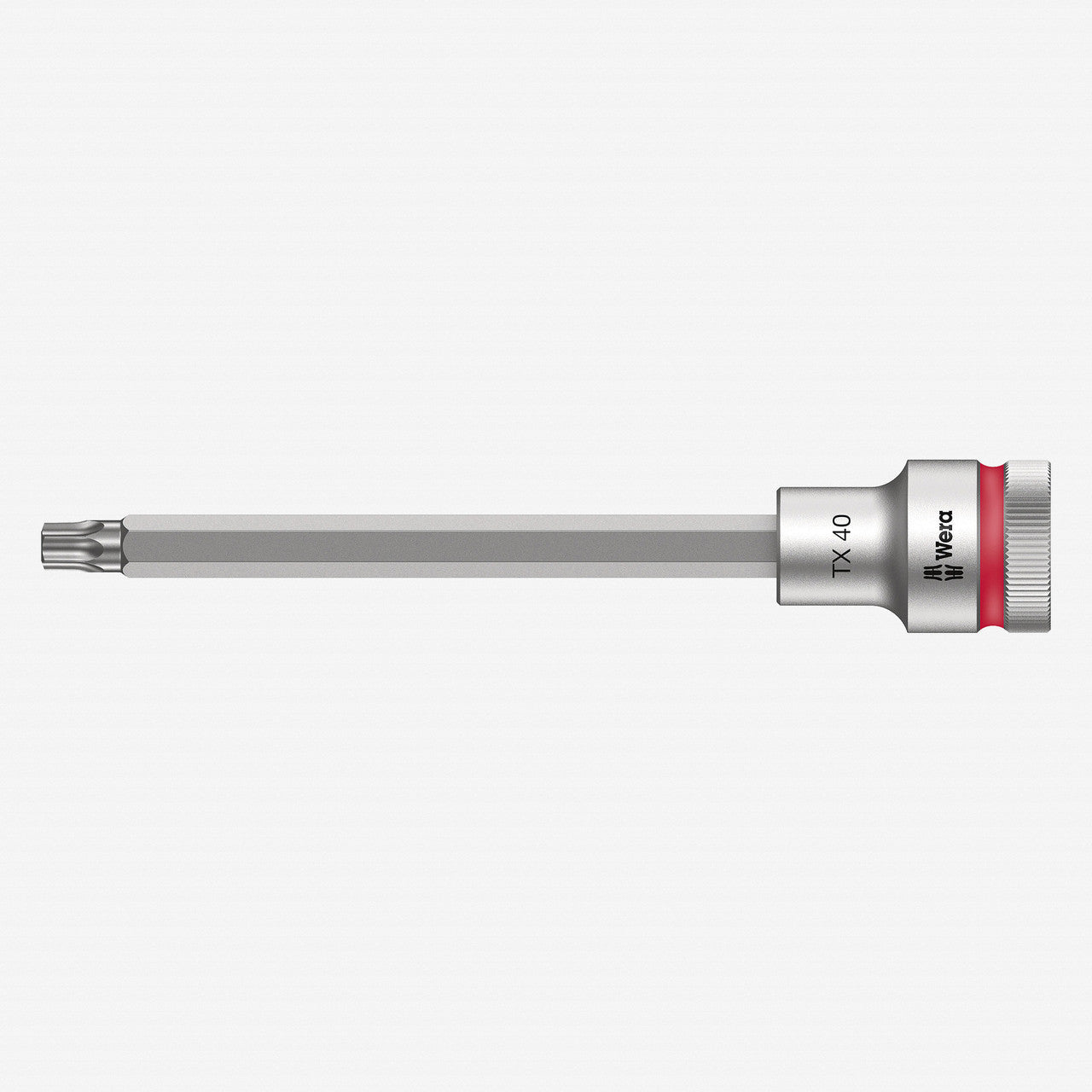 Wera 003854 1/2" Drive Zyklop Torx Bit Socket with Holding Function T40 Long - WR003854 - KC Tool