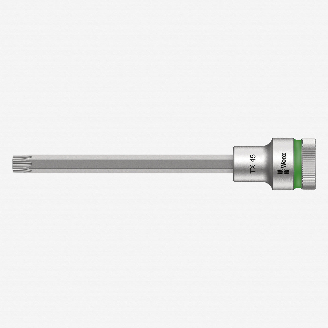 Wera 003855 1/2" Drive Zyklop Torx Bit Socket with Holding Function T45 Long - WR003855 - KC Tool