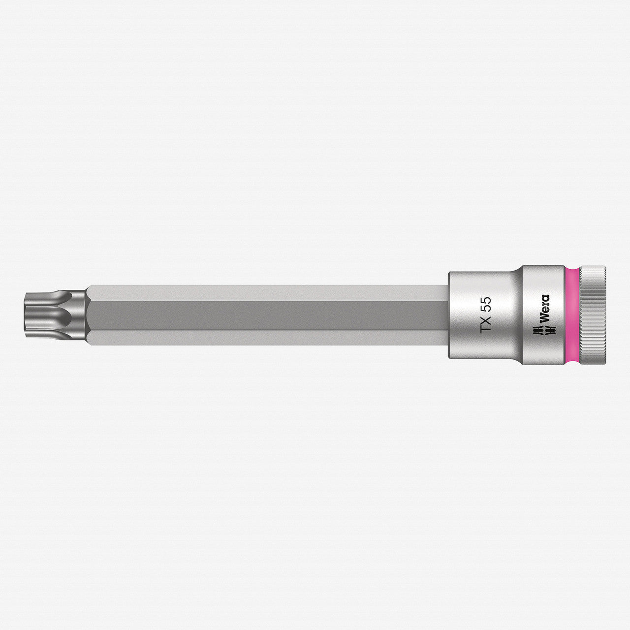 Wera 003857 1/2" Drive Zyklop TORX® Bit Socket with Holding Function T55 Long - WR003857 - KC Tool