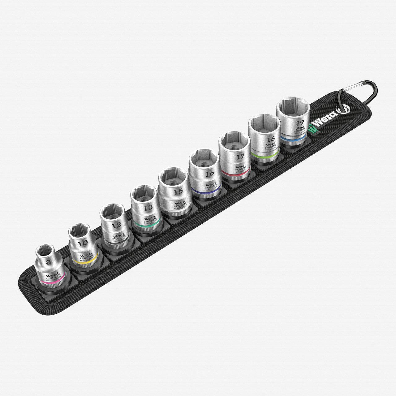 Wera 003973 Belt 4 Zyklop 3/8" Drive Socket Set - Metric - WR003973 - KC Tool
