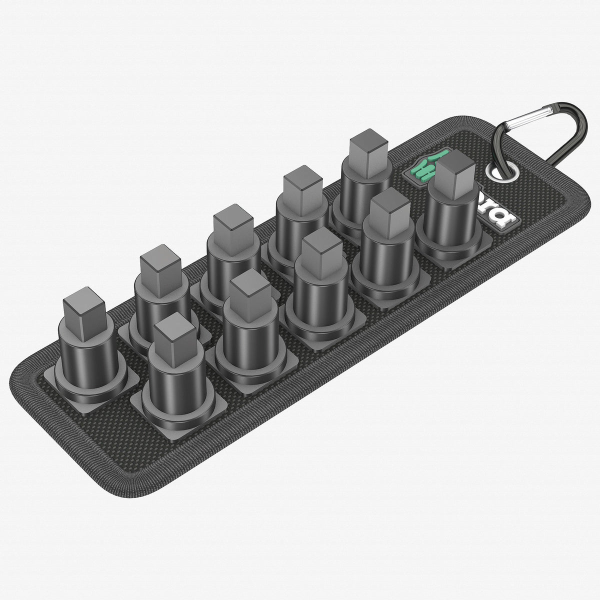 Wera 003982 Textile Belt for VDE Sockets, 3/8" Square Drive, 10-piece, Empty - WR003982 - KC Tool